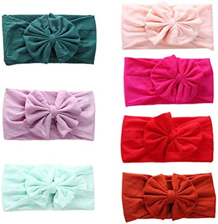 Newborn Baby Headbands with Knotted Bows, Girl's Hairbands for Newborn,Toddler and Children