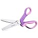 Goodes Pinking Shears, Handled Professional Stainless Steel Dressmaking Sewing Scissors for Thin Fabrics Linings Leather Paper and Craft (Serrated)