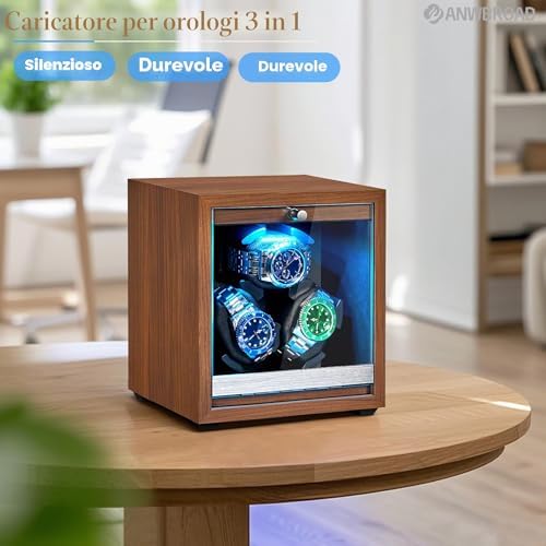 Carica Orologi Automatici 3 Rotatori 4 Modalità di Rotazione