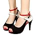 getmorebeauty Women's High Heels Shoes Ankle Straps Dress Heeled Sandals