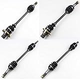 NICHE Front and Rear Left and Right High Strength CV Axle Drive For 2004-2009 Yamaha Rhino 450 660 5UG-F518G-20-00