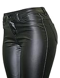 Cielo Women's Super Trendy Faux Skinny Pants
