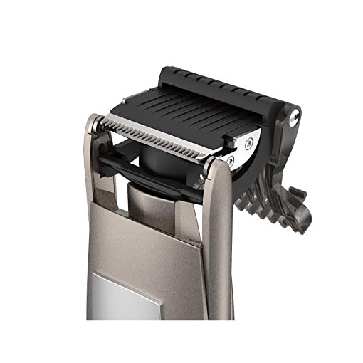 Conair Man i-Stubble Ultimate Flexhead Trimmer; Pivoting Flex Head; 15 Digital Settings ranging from 0.4mm to 5.0mm; Grey - Image 4