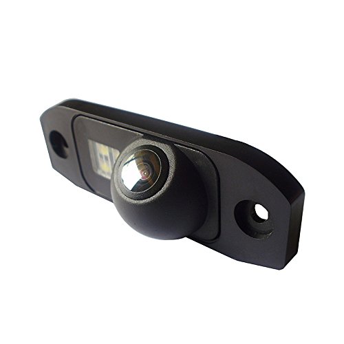 LYNN Backup Camera for Car of HD Color CCD Chip, Wide Rear Viewing Angle, Waterproof for S80L S40L S80 S40 S60 V60 XC90 XC60 C70 S60L V40 (No.2 V8798 =2 screws)
