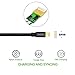 Phone Charger Cable 4PACK 6FT Phone Cable Nylon Braided Charging Connector to Data Syncing Cord and Fast Charging Cable for iPhone X/8/8plus/7/7plus/6plus/6s/6s+/5/5s/SE, iPad (Black) by Tinggaoli