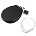 BOVKE Carrying Case for LG Electronics Tone + HBS-900 HBS-760 HBS-800 Stereo Wireless Bluetooth Headset Headphones Hard PU Travel Storage Protective Cover Box Bag, Blackthumb 1