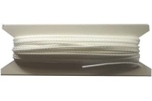 N C MORIN 2.0mm White Vertical Blind Track Cord - String (100 feet)