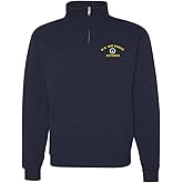 Military Productions US Air Force Veteran Quarter-Zip Sweatshirt Officially Licensed