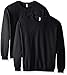 Fruit of the Loom Men's Crew Sweatshirt (2 Pack), Black, X-Large