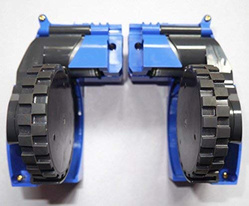 Photo 1 of 100% NEW! Right and Left Drive Wheel Module Replacement Compatible for IRobot Roomba 500 600 700 Series L and R Drive Wheel Pair Parts Replacement (Blue 83301)