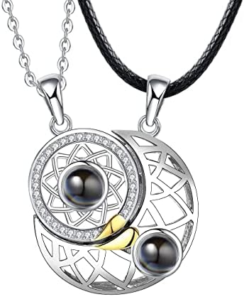 TERRIFI Magnetic Couple Necklace for Him and Her, Matching Couple