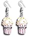 Pashal Cute Mini Food Popcorn Bag Earrings