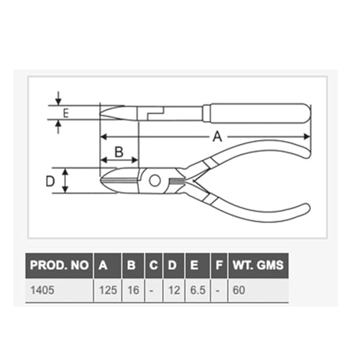 Taparia 1405 Side Cutting Mini Plier 3