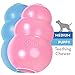 KONG - Puppy Toy - Natural Teething Rubber - Fun to Chew, Chase and Fetch ( Colors May Vary), 035585131214, Medium, Assorted Pink or Blue primary