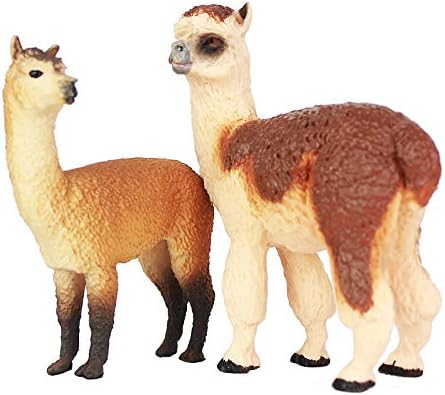 Amazon 装飾品の置物のための家の装飾 シミュレートされた男性アルパカモデル野生動物プラスチック振り子人形子供の男の子のおもちゃ 置物 オブジェ オンライン通販