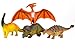 Toysery Realistic Looking Dinosaurs Toys Set for Kids - Plastic Assorted Dinosaur Toys Figures - Pack of 10pcs, 5-Inches