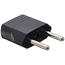 Ckitze USA to Europe Travel Power Plug Adapter