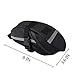 BOGZON Waterproof Mountain Bicycle Rear Seat Pack, Bike Saddle Bag/Handlebar Bag/Strap-on Bag/Toolkit, Black