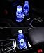 License plate frameX 2pcs LED Car Cup Holder Lights for Nissan, 7 Colors Changing USB Charging Mat Luminescent Cup Pad, Nissan LED Interior Atmosphere Lamp Accessories