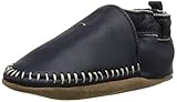 Robeez Classic Moccasin Crib Shoe (Infant), Navy, 6-12 Months M US Infant