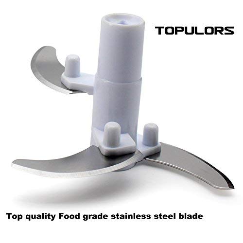TOPULORS 2019 Manual Food Chopper Hand-Powered Food Chopper Compact Handheld Onion Chopper, Garlic Squeezer, Ginger Slicer, Pepper Cut, Herbs Chop, Cheeses Chopper Masher