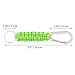 The Friendly Swede Set of 2 Paracord Keychains, Premium 350 lb Paracord Keychain with Carabiner, Tactical Keychain