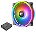 Thermaltake Riing Trio 200mm 16.8 Million RGB Color (Alexa, Razer Chroma) Software Enabled 3 Light Rings 60 Addressable LED 11 Blades Hydraulic Bearing Case/Radiator Fan, Single Pack, CL-F083-PL20SW-A