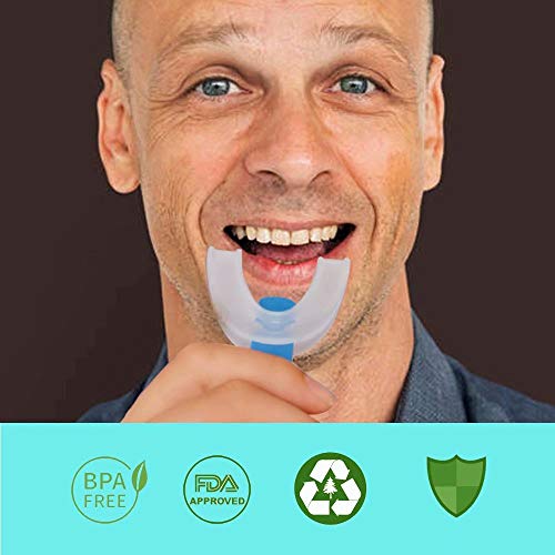 WesGen 2 Pack Mouth Guards for Teeth Grinding, 2019 Upgraded Aid Snore Reducing for Natural and Comfortable Sleep - Thumbnail 2