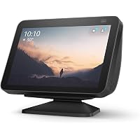 All-new Echo Show 8 (2nd Gen) with Adjustable Stand | Charcoal