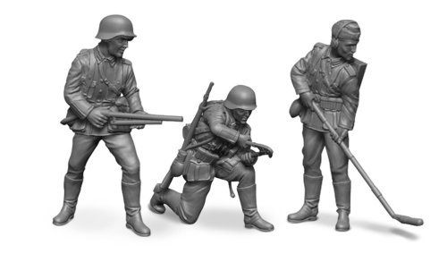 Zvezda Models 1/72 German Sturmpioniere (8 Figures With Equipment)