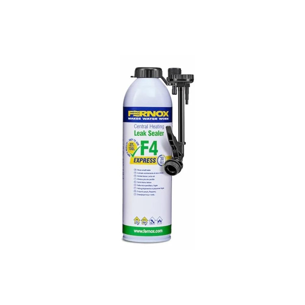 FERNOX Central Heating Leak Sealer F4 Express 400ml - Fast Results - 30 sec - (Replacement 58232)