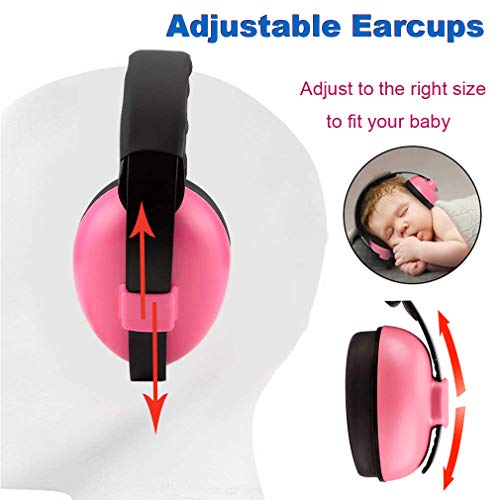 image for Vinkki Baby Ear Protection Noise Cancelling Headphones for Kids Noise 