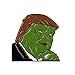 GuDeKe Donald Trump Internet Meme Smug Frog Pepe Lapel Pin Badge