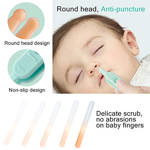 Baby Nail Kit, Scissors, Clipper, Nail File, Tweezers 4 in 1, Safety Baby Grooming Kit with Cute Case for Newborn,Infant,Toddler,Kids