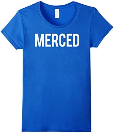Womens Merced T Shirt Cool California CA funny cheap gift tee Medium Royal Blue