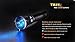 EdisonBright Fenix TK41C L2 1000 Lumen tri-Color LED Flashlight (White/red/Blue) with Eight AA Alkaline Batteries