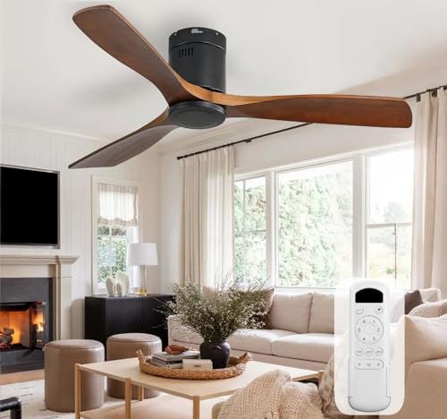 Sofucor 52-Inch Flush Mount Ceiling Fan
