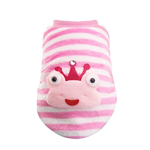 Pet Apparel, ღ Ninasill ღ Cute Dog Cat Puppy Clothing Sweater Small Puppy Shirt Soft Pet Cat Coats (M, Multicolour 6) - Thumbnail 3