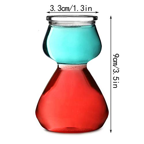 ZPFDM 10 stücke Gourd Cocktailglas, geschichtete Kürbisform verermig Cup, Nachtclub, Pub, Bar, Mixologe Absinth… – Bild 3