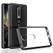 Nokia 6.1 Hard Case Clear,Eofon Ultra Slim Bumper Frame Scratch Resistant Hybrid Protective Case Cover for Nokia 6 2018 (Black)