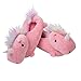 Smoko USB Heated Plush Kawai Unicorn Pink Slippers