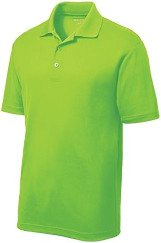 HIGH VISIBILITY POLYESTER POLO CASUAL SAFETY SHIRT (SMALL)