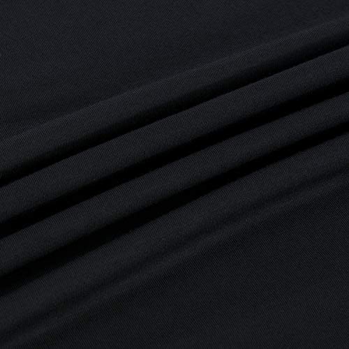 EaseWay Women's Basic Adjustable Spaghetti Strap Cami Under Mini Dress Black - Thumbnail 5