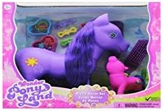 Wonder Pony Land Pretty Horse Set Toy - Color May Vary