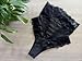 Fashine Women's Sexy Hollow Out Lace High Waist Briefs Underwear Panties (XXXL, Black)