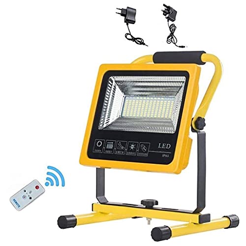UWY LED Flutlicht IP65 LED Arbeitslicht | LED-Flutlicht mit Fernbedienung, für Camping Gartenbeleuchtung