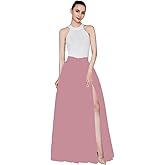 EllieHouse Adult Split Long Floor Prom Party Evening Tulle Skirt P61