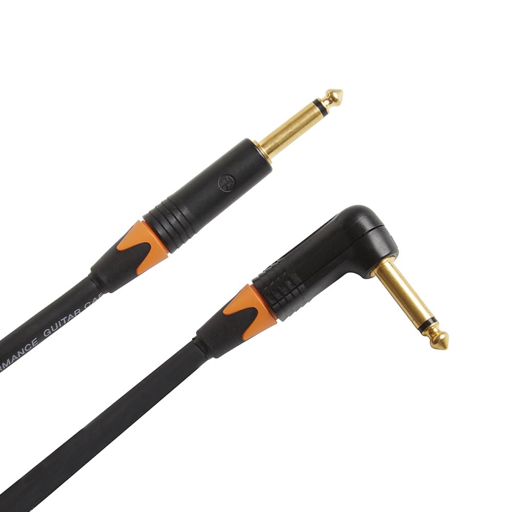 Quiklok Vitamina/c-a5bk Professional Instrument Cable Angled Jack Mono 6,35 mm