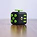 Fidget Cube Relieves Stress and Anxiety for Children and Adults Anxiety Attention Toys 6 Colors (Black-Green)