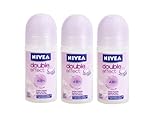 Nivea Double Effect (Violet Senses) 48h Deodorant Roll-on 50 Ml (1.7 Fluid Ounce). (Pack of 3)